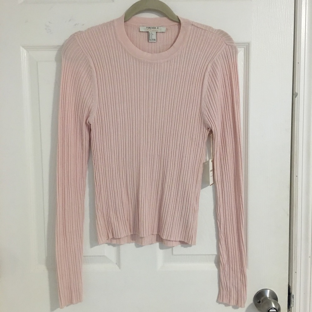 Forever 21 Ribbed Pink Seater - L